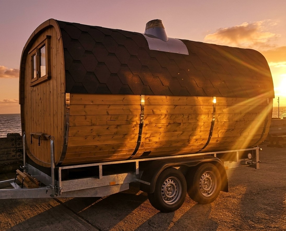 Wood-fired sauna